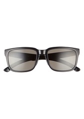 Smith Headliner 55mm Rectangle Sunglasses in Black/Gray at Nordstrom