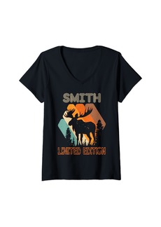 Womens Smith Limited Edition Surname V-Neck T-Shirt