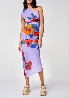 Smythe Poppy Print One-Shoulder Asymmetric Dress at Nordstrom