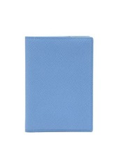 Smythson - Panama Leather Passport Holder - Mens - Light Blue