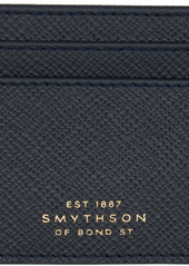 Smythson Navy Panama Card Holder