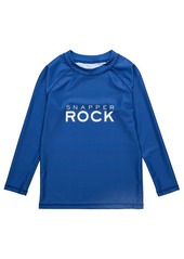 Snapper Rock Denim Logo Ls Rash Top - Blue