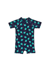 Snapper Rock Infant Boys Coco Loco Ss Sunsuit - Navy