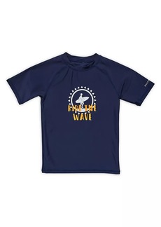 Snapper Rock Little Boy's & Boy's Retro Surf Ride The Wave Rash T-Shirt