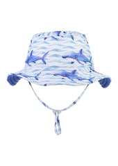 Snapper Rock School of Sharks Reversible Bucket Hat
