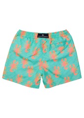 Snapper Rock Big Boys Ocean Clawed Swim Short - Green