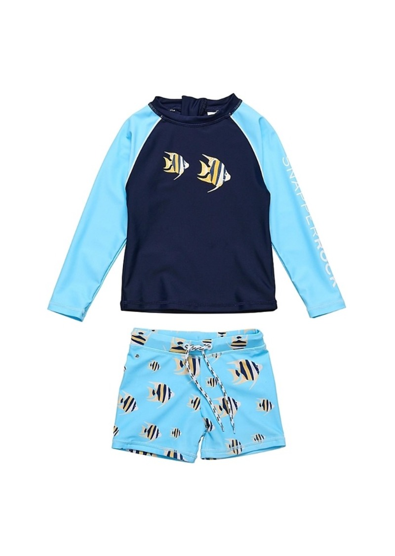 Snapper Rock Boys' Angel Fish Long Sleeve Set - Baby