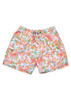 Snapper Rock Boys' Hawaiian Luau Sustainable Swim Short - Little Kid, Big Kid