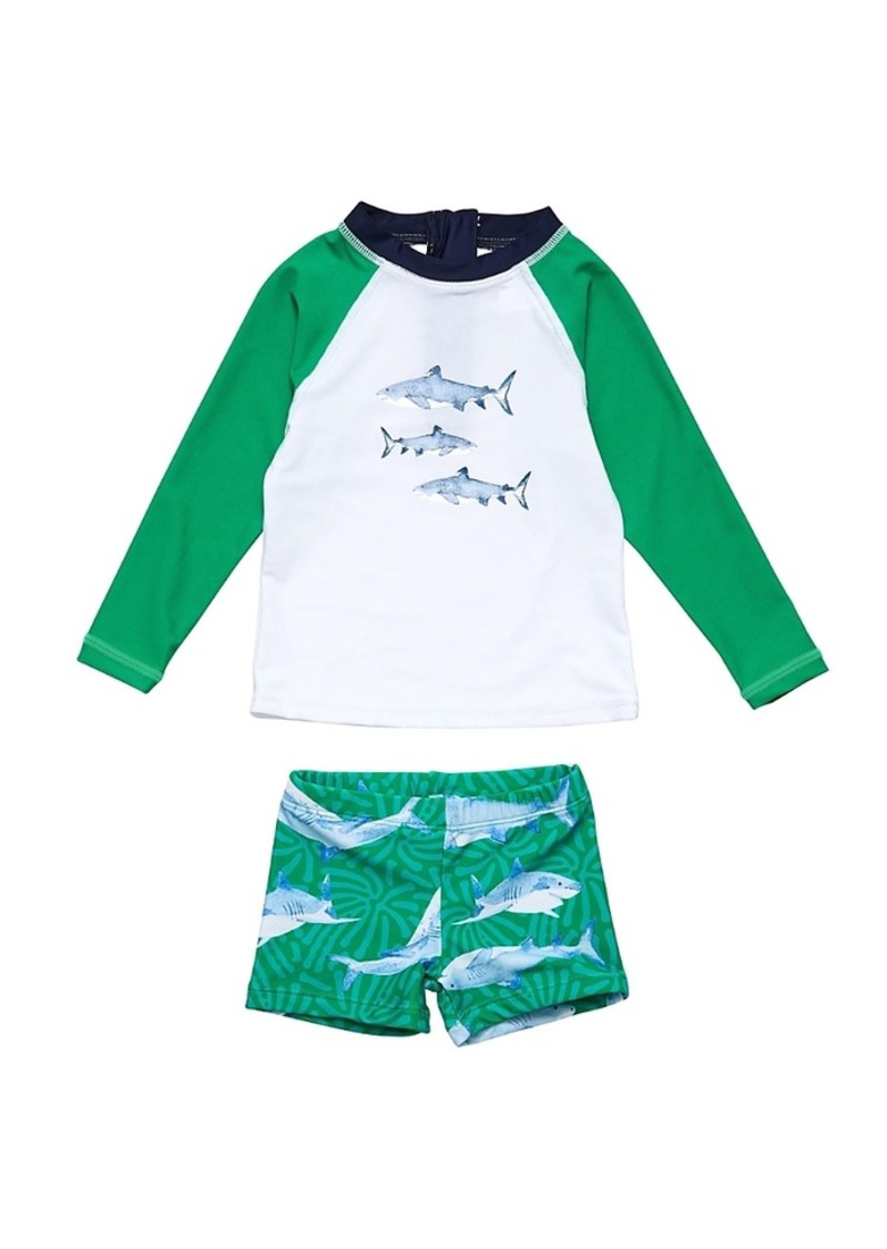 Snapper Rock Boys' Reef Shark Long Sleeve Set - Baby, Little Kid