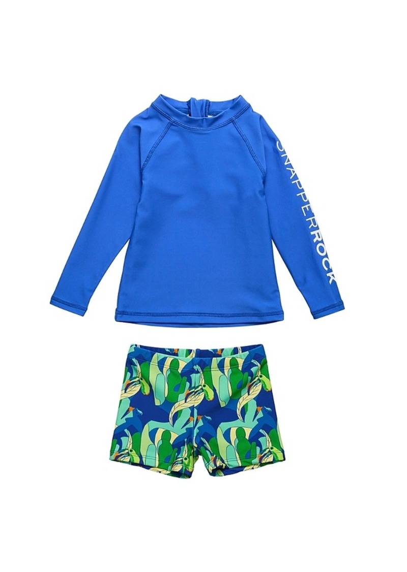 Snapper Rock Boys' Toucan Jungle Sustainable Long Sleeve Set - Baby, Little Kid