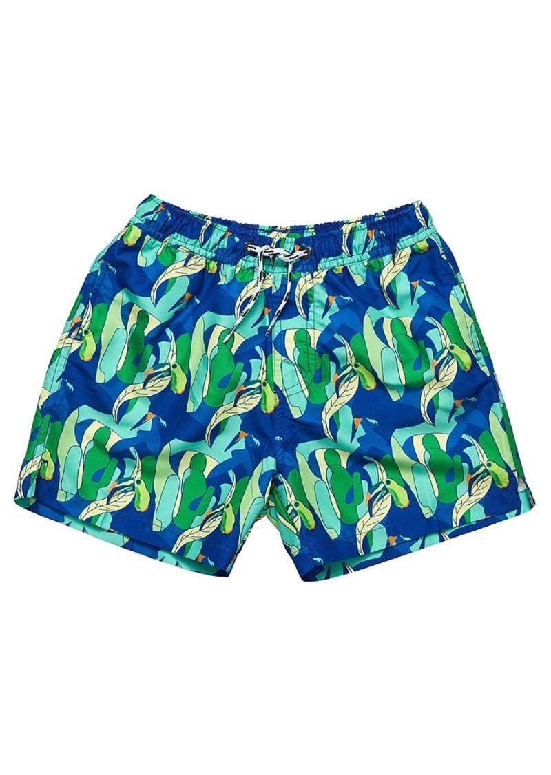 Snapper Rock Boys' Toucan Jungle Sustainable Swim Short - Little Kid, Big Kid