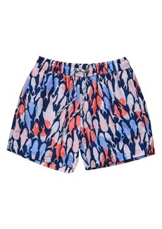 Snapper Rock Kids' Fish Frenzy Volley Shorts