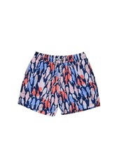 Snapper Rock Toddler, Child Boys Fish Frenzy Volley Board Shorts - Navy