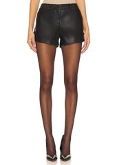 SNDYS Wendy Faux Leather Shorts