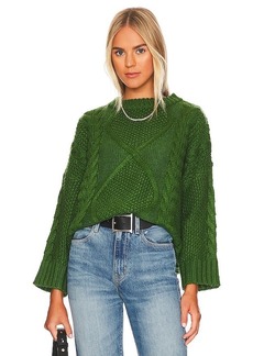 SNDYS x REVOLVE Carrie Cable Knit Pullover