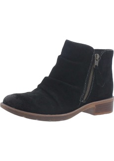 Sofft Bassett Womens Leather Block Heel Ankle Boots