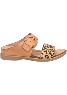 Sofft Braye Sandals In Tan/leopard