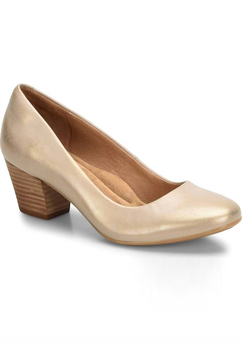 Sofft Lindon Pump In Oro Gold