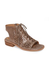 Sofft Nora Ghillie Sandal in Smoke Suede at Nordstrom