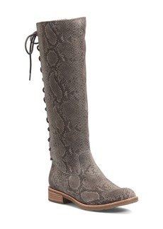 Sofft Sharnell II Waterproof Knee High Boot in Taupe Snake at Nordstrom