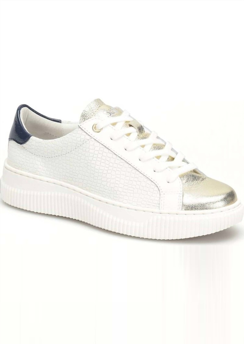 Sofft Women's Fianna Sneaker In White/ Platino