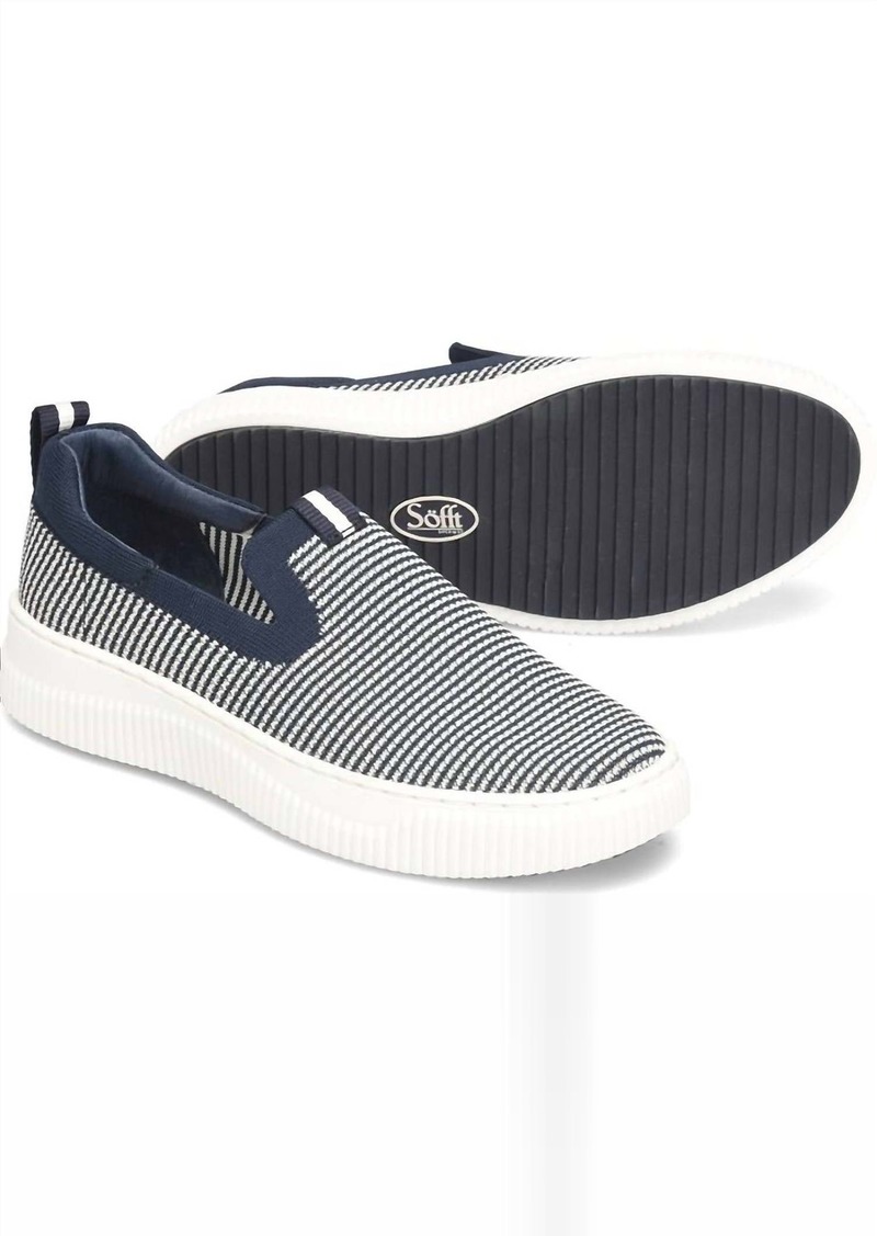 Sofft Women's Frayda Slip On Sneaker In Midnight Navy/tofu