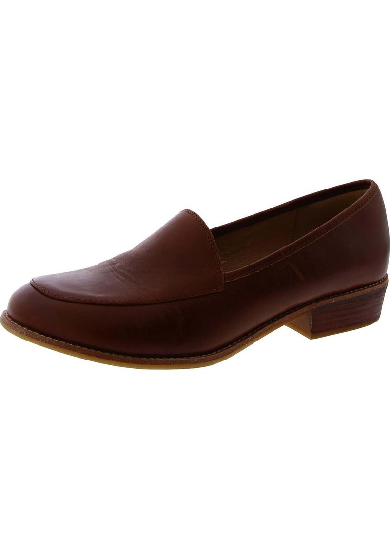 Sofft Womens Leather Block Heel Loafers