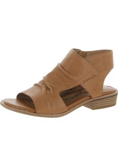 Sofft Womens Leather Gathered Mule Sandals