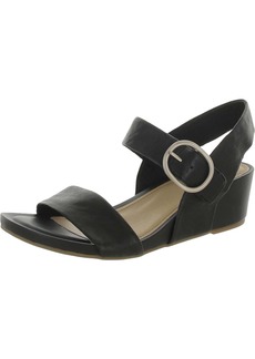 Sofft Womens Leather Open Toe Wedge Sandals