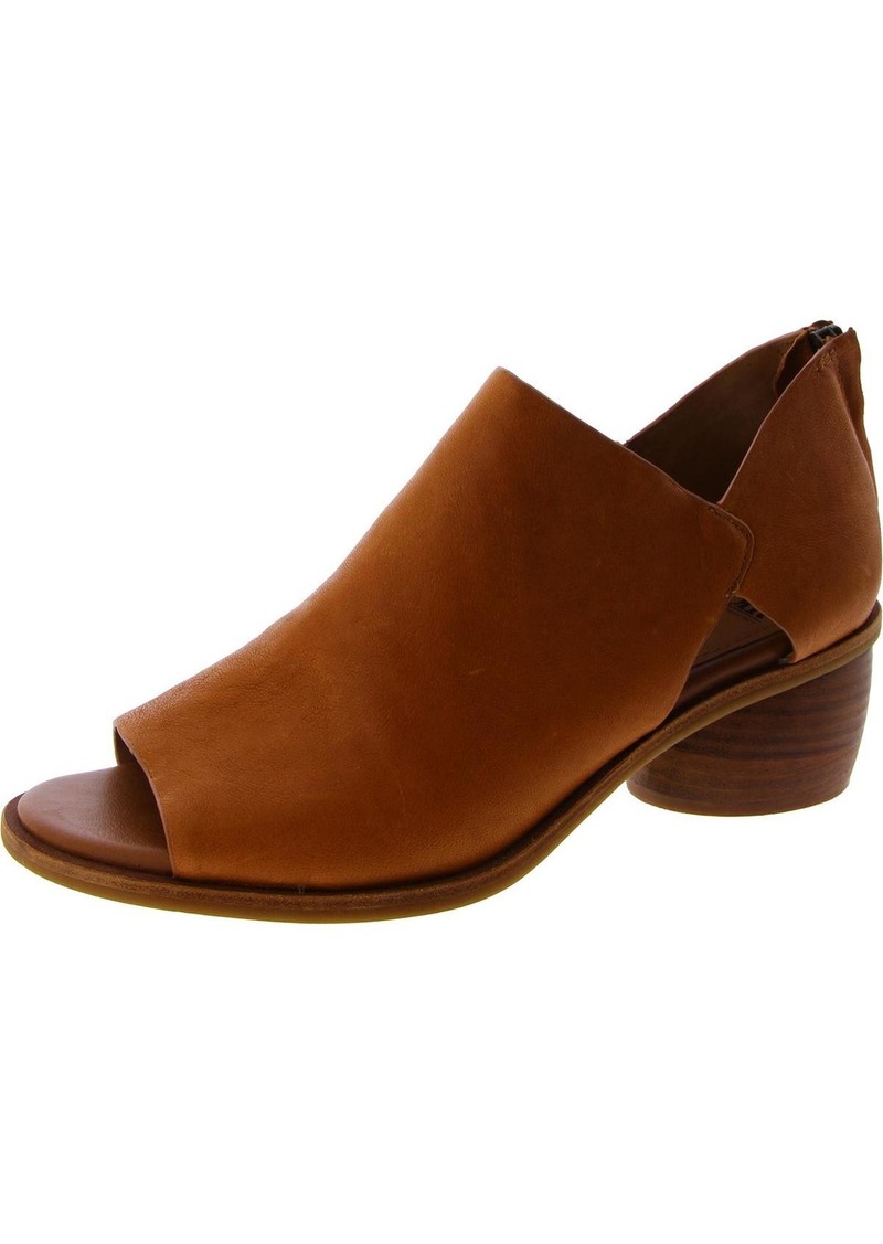 Sofft Womens Leather Round toe Block Heel