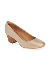 Sofft Lindon Pump in Oro Gold Leather at Nordstrom