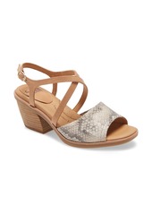 Sofft Piara Block Heel Sandal in Nude/Rosewater Leather at Nordstrom