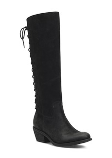 Sofft Sharnell Water Resistant Knee High Boot in Black Suede at Nordstrom