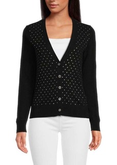 Sofia Cashmere Embellished Cashmere Sweater