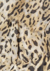 Sofia Cashmere Leopard Cashmere Scarf