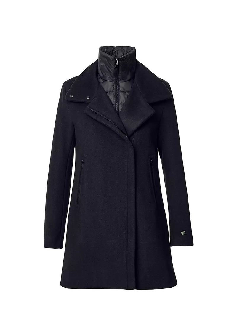 Soia & Kyo Abbi Wool Straight-Fit Coat