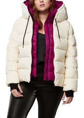 Soia & Kyo Adelita Recycled 700 Fill Power Down Puffer Jacket in Powder at Nordstrom