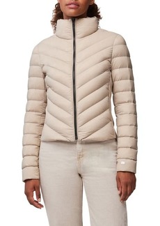 Soia & Kyo Andria Water Repellent Chevron Quilting Down Jacket