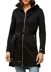 Soia & Kyo Arabella Belted Above-the-Knee Trench Coat