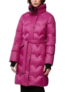 Soia & Kyo Bryanna Water Resistant 700 Fill Power Down Puffer Coat in Magenta at Nordstrom