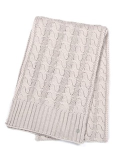 Soia & Kyo Cable Knit Scarf in Quartz at Nordstrom