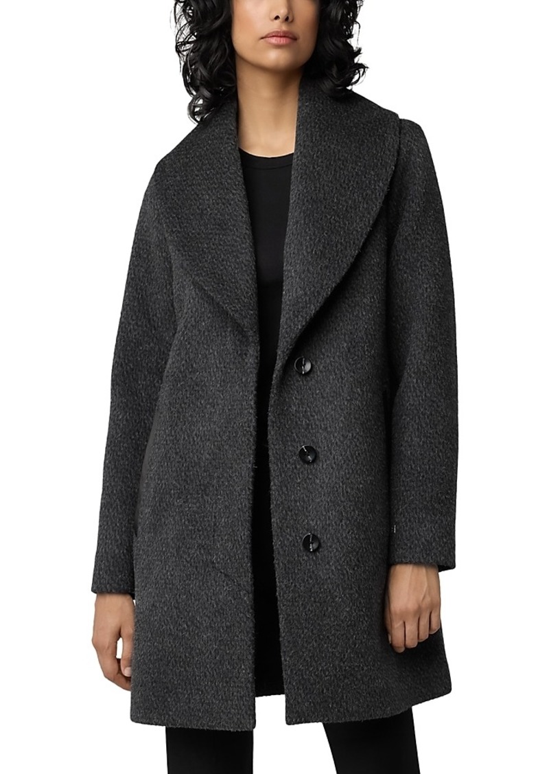 Soia & Kyo Lolli Single Breasted Shawl Collar Coat