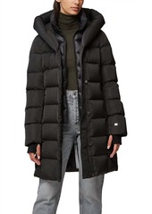 Soia & Kyo Sonny Down Coat With Wide Hood In Black