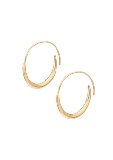 Soko 24K Gold-Plated Amali Threader Hoop Earrings - Gold