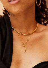 Soko 24K Gold-Plated Twist Lariat Necklace - Gold