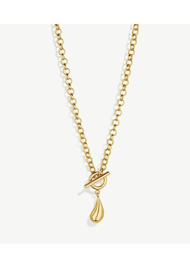 Soko Delicate Dash Necklace - 24k gold plated