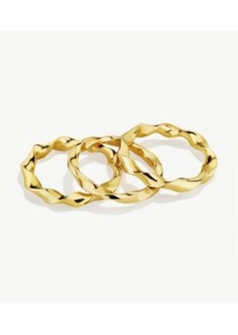 Soko Twist Infinity Stacking Rings