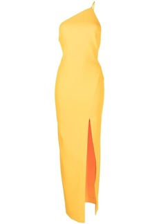 Solace London asymmetric-design sleeveless dress