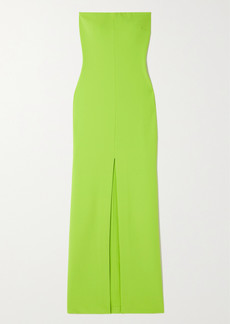Solace London Bysha Strapless Stretch-crepe Gown