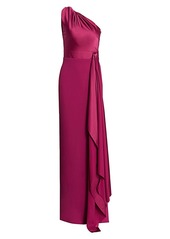 Solace London Mara One-Shoulder Gown